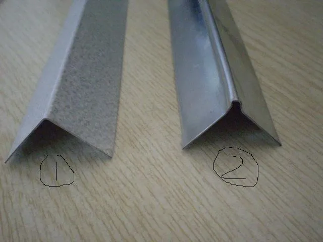 Hot selling with good quality Galvanized steel Wall angle for ceiling and drywall