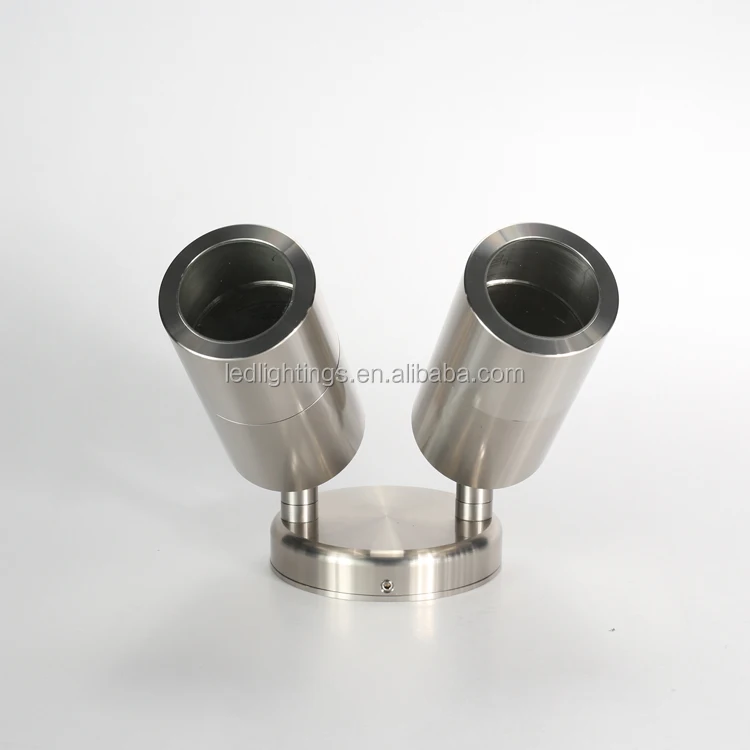 
Ningbo 316 Stainless steel double adjustable outdoor wall light fixture garden spot light IP65 