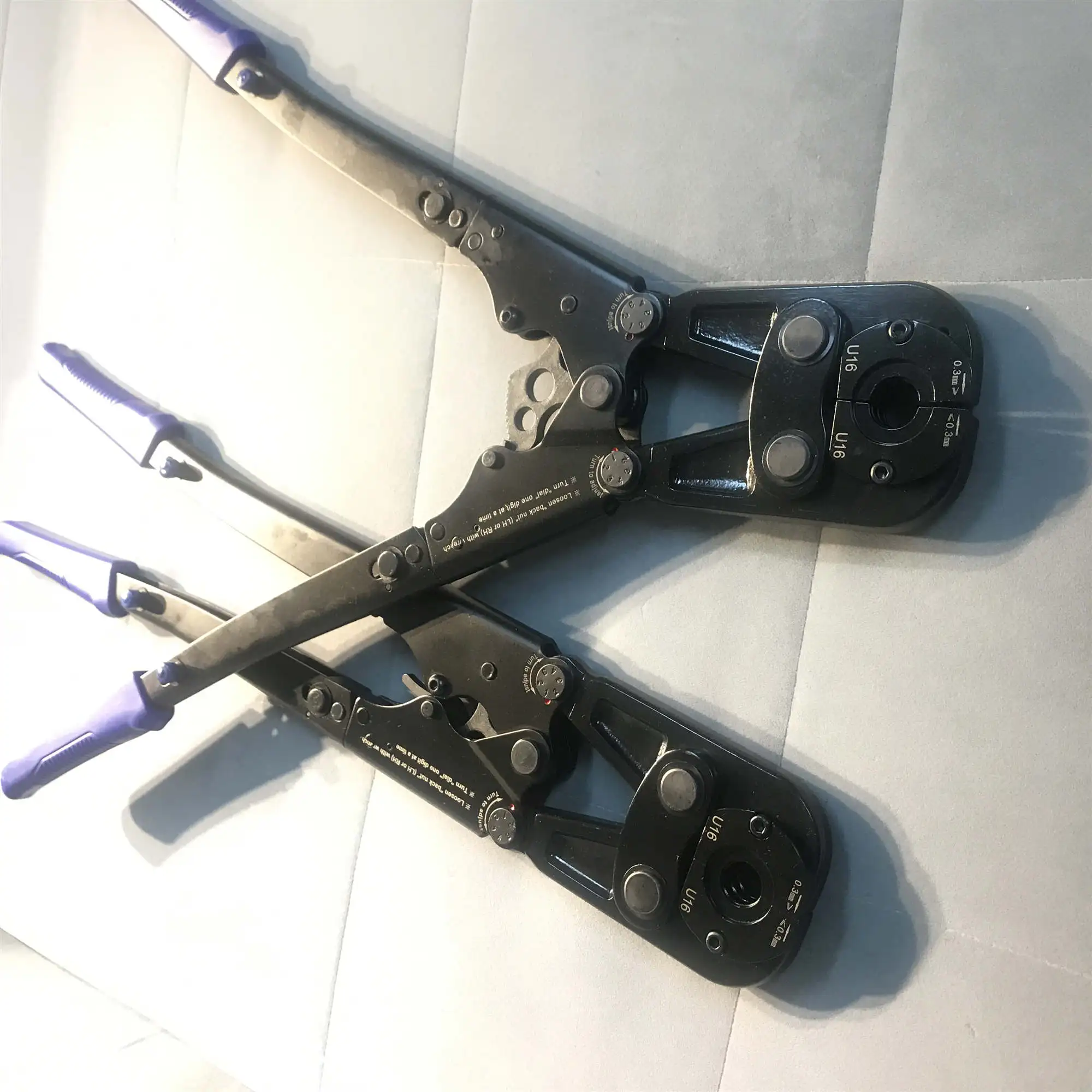 Factory supply handy press tool for PEX-AL-PEX Pipe with folding handles