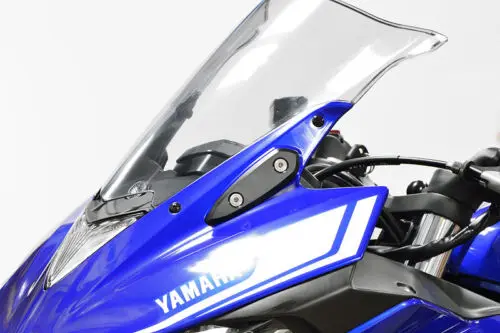 Motorbike CNC Aluminum Motorcycle Mirror Block Off Base Plates For Yamaha Yzf R3