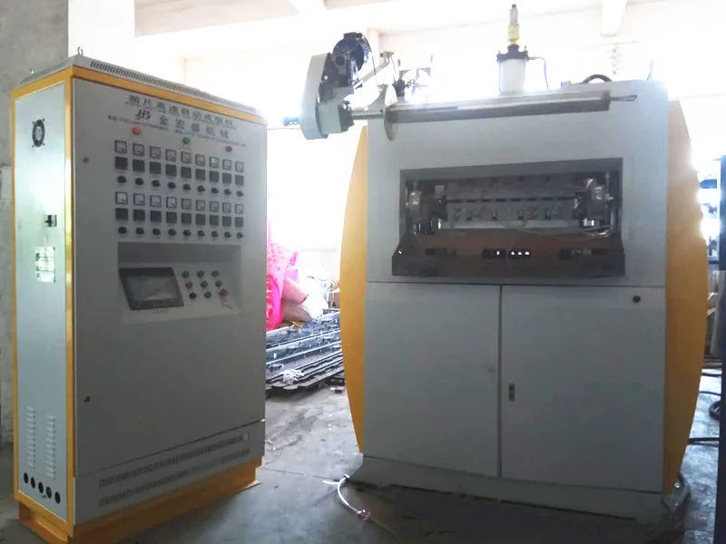  HYC-850 больше Квадратный Контейнер Термоформовочная Машина