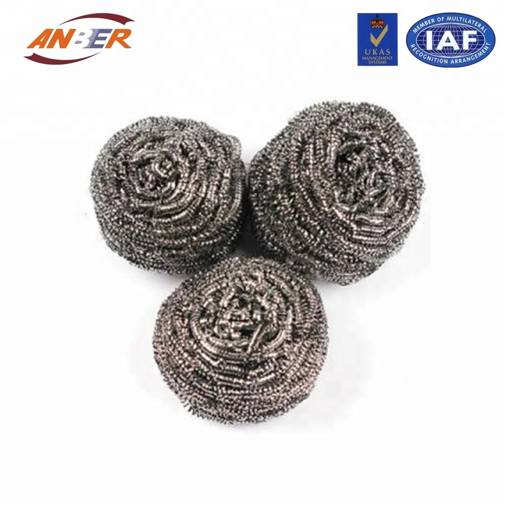 China  Manufacture Directly Price 410s 304 Stainless Steel Scourer for Kitchen Deepclean Cleaning