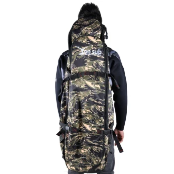 OEM camo long spearfishing bag free diving fins mask snorkel bag