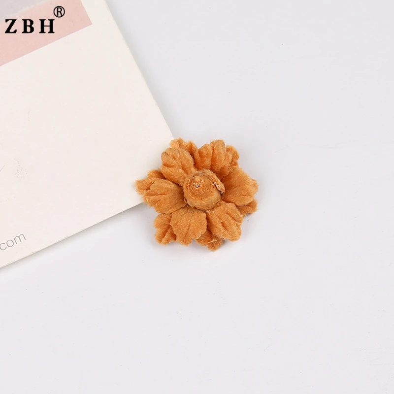 DIY Fabric Flower Shape Handmade Wool Decorative Flower