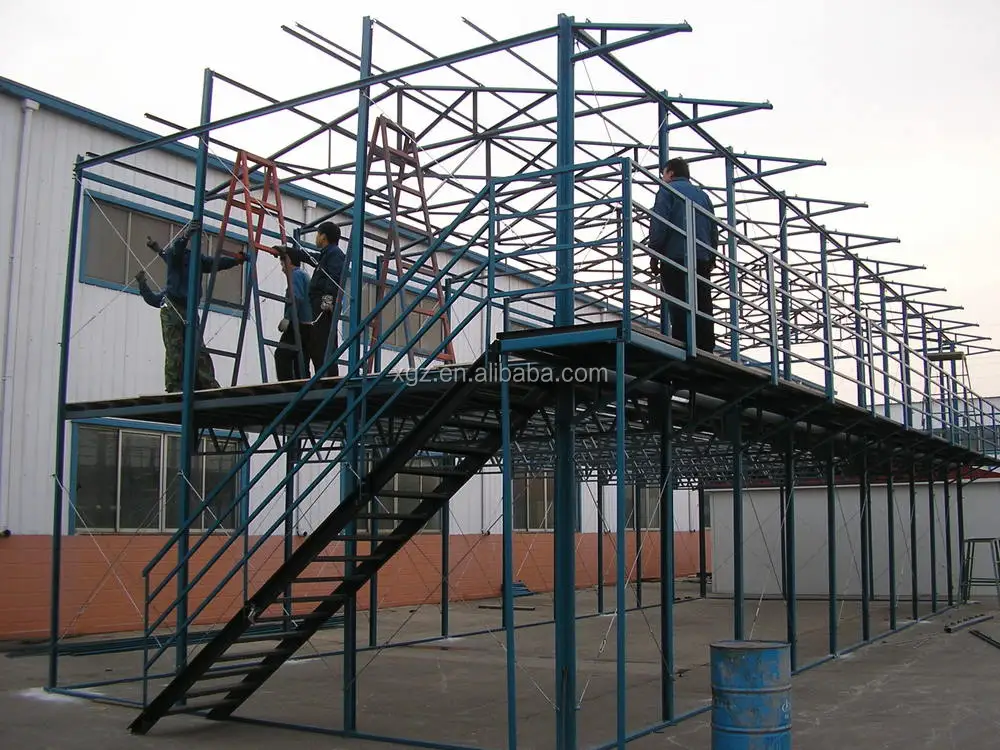 Students Apartment for Sale in Prefab Houses Steel Structure Apartment Galvanized Steel Frame Customized Door Customized Size