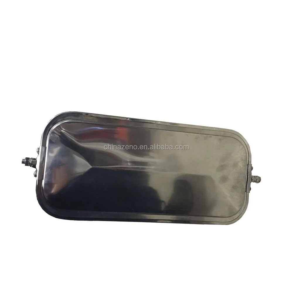 American Truck Mirror 7" x 16" Stainless Steel 97861