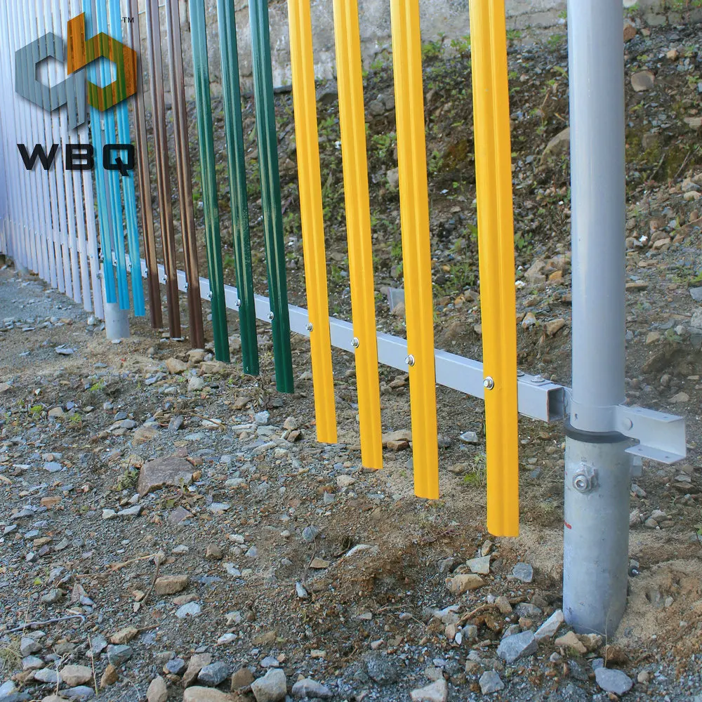 No dig steel galvanized ground screw anchor for wire mesh fence