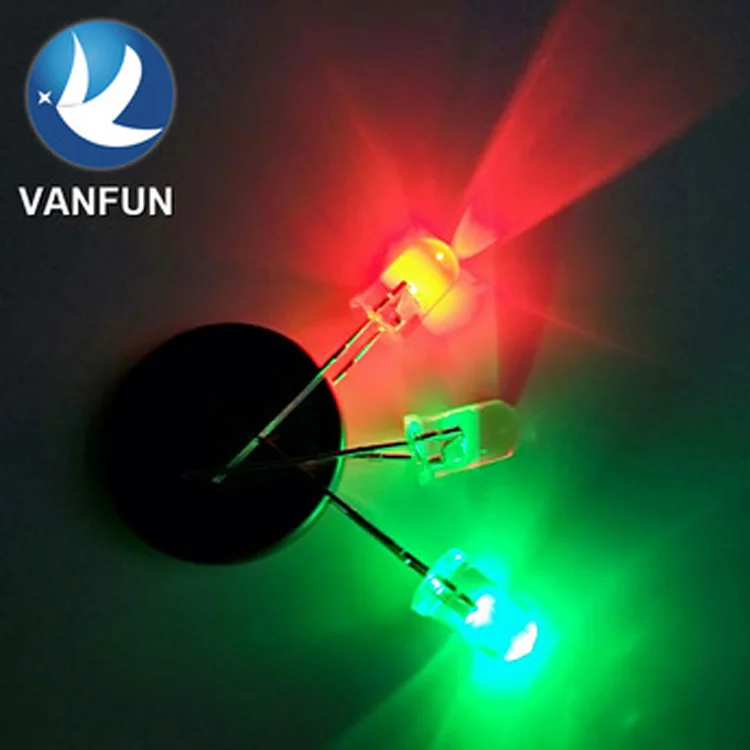 Китай производитель Мульти-Цвет rgb светодиод 2 шпильки 5 мм rgb светодиод