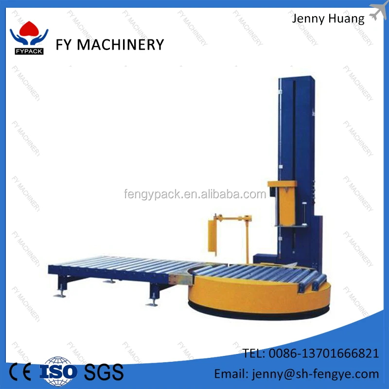 Pallet stretch wrapping machine