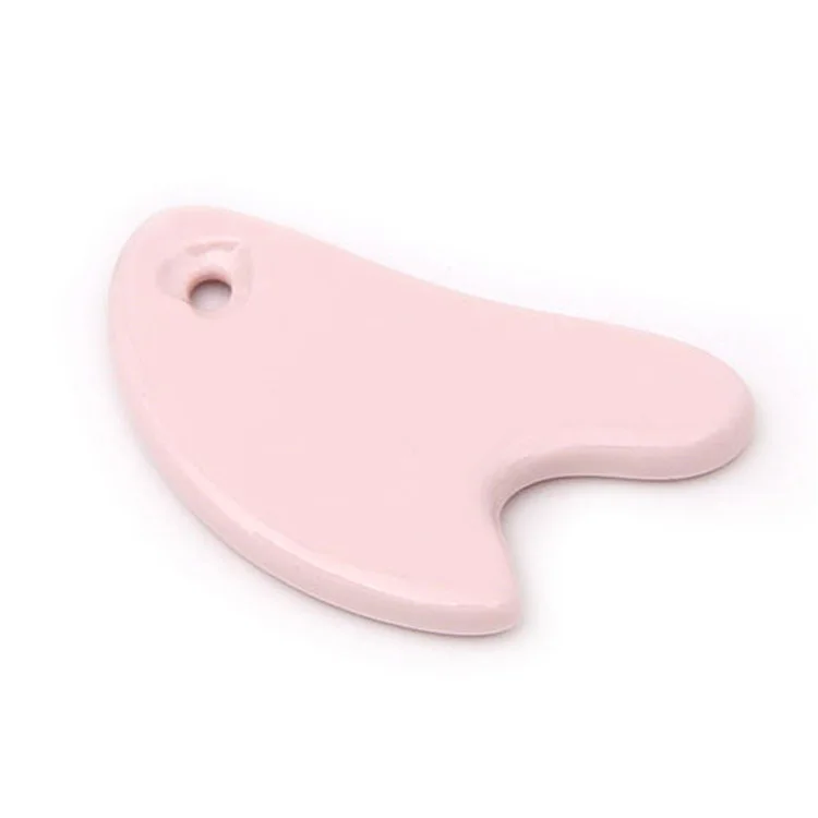 Ceramic Facial Gua Sha Board Ceramic Facial Massage Tool Body Skincare Gua Sha Tool for Spa Acupuncture Therapy Treatment