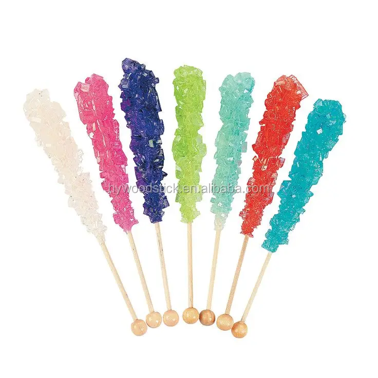 Biodegradable Wooden Lollipop Sticks Rock Candy Suckers