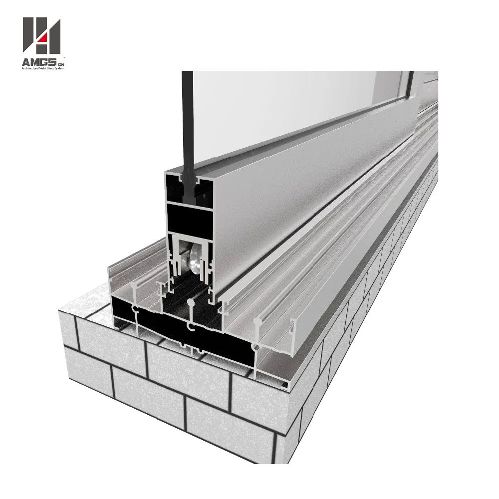 
Australia style commercial exterior aluminum balcony large sliding glass door 