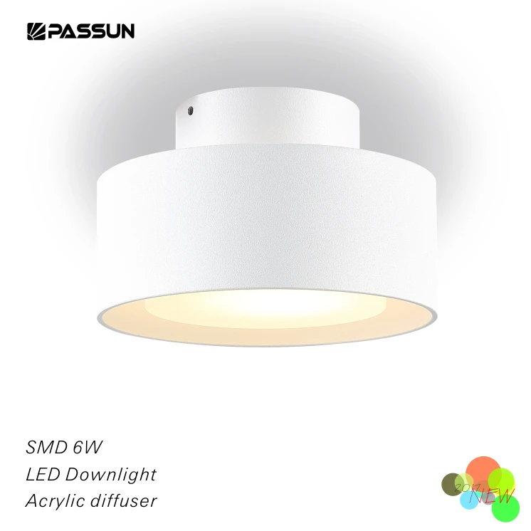 PASSUN NEW product aluminium anodized gold design led down lights