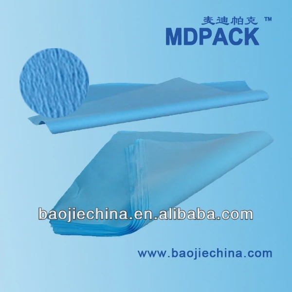 
Disposable paper ,Dental supply wrap paper, Waterproof crepe paper 