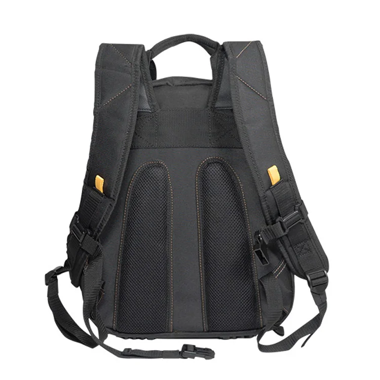 Free Tax Bags Factory In Myanmar 44 Pocket Hard Bottom Networking Tool Bag Electric with Padded Shoulder Straps