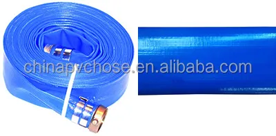 6Bar Agricultural Irrigation PVC Layflat Water Pump Discharge Hose Pipe