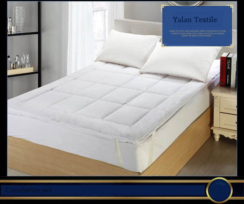 Wholesale factory price bedding comforter sets luxury down microfiber comforter set duvet topper protector