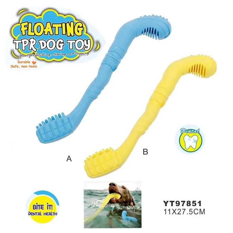 Floating TPR toy dog chew dental toy durable non-toxic pet dog chew toy