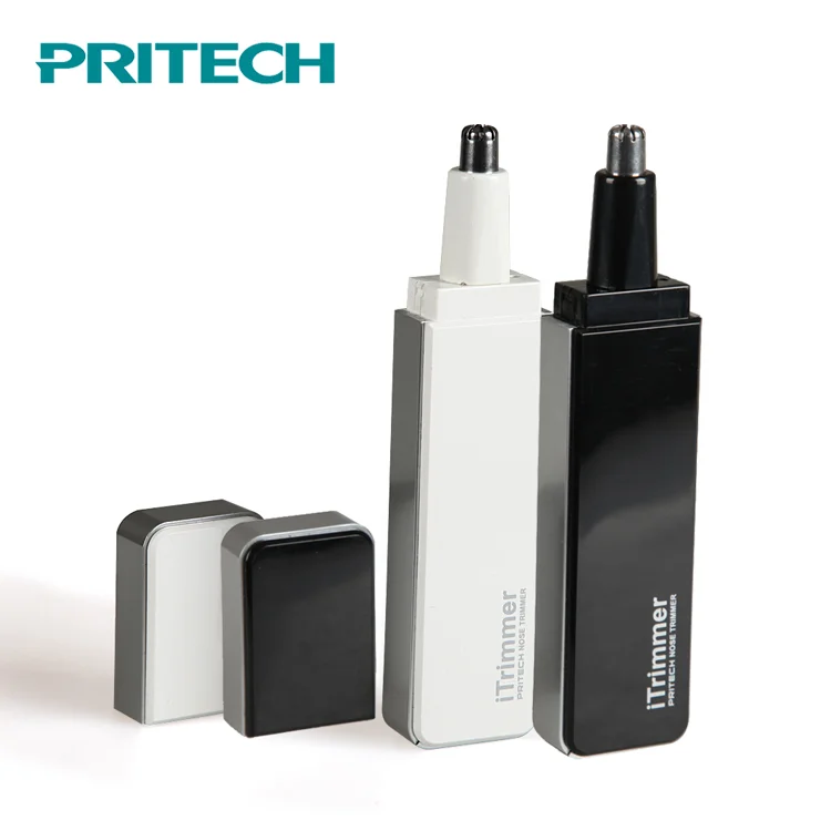  Машинка для стрижки волос на батарейках PRITECH 2xAAA триммер в носу со светодиодным фонариком