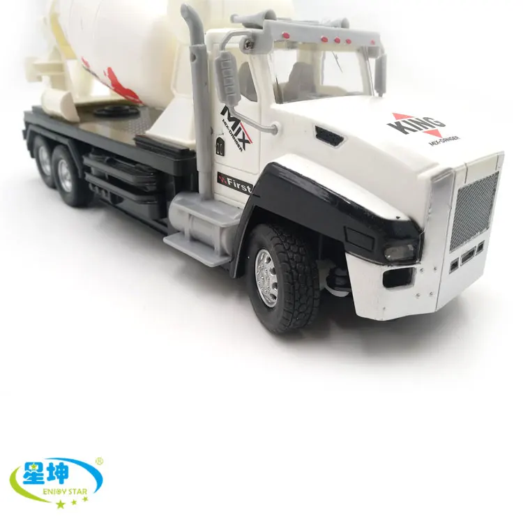 Lazada Hot Selling Special Friction Toy Rc Truck for Chid Concrete Mixer Truck Toy