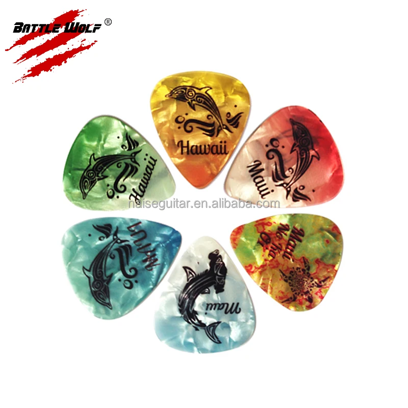 Новый продукт под заказ целлулоидные гитарные медиаторы