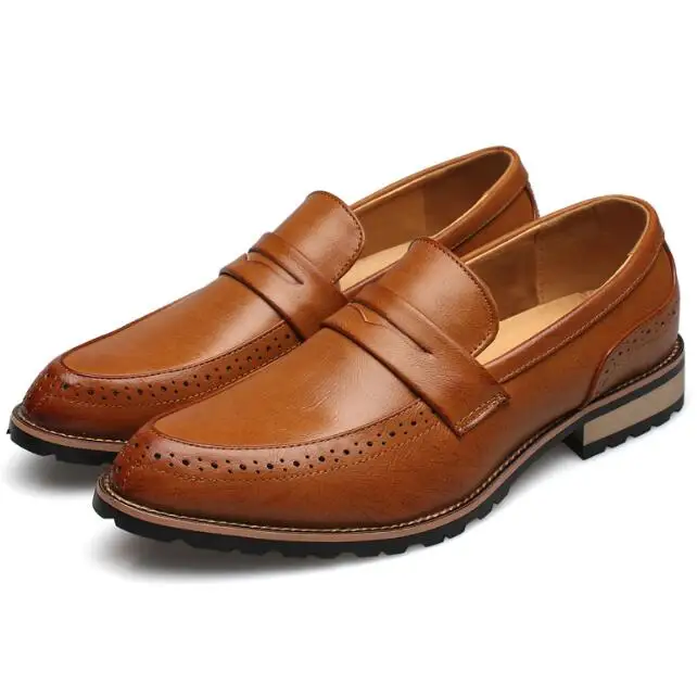 
 Мужские деловые кожаные туфли в западном стиле c10018a   (60790431060)