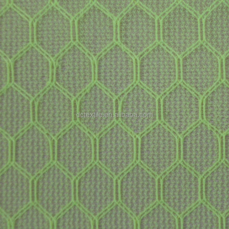 100% Poly Thin Strong Durable Honeycomb Warp Knitting Mesh Fabric for Shoes storage laundry bag fabric