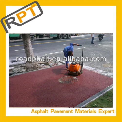 Roadphalt hot mix colored asphalt concrete new product 2014