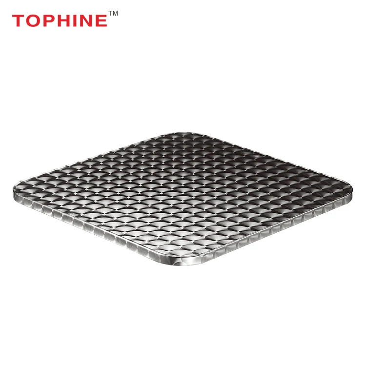
Commercial Contract 304 Stainless Steel Coffee Dining Table Top / Cafe Table Tops For Restaurant 