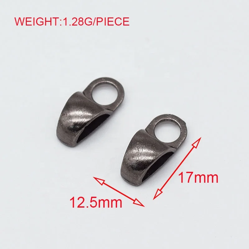 Низкая цена, оптовая продажа, черные никелевые кружевные крючки для обуви