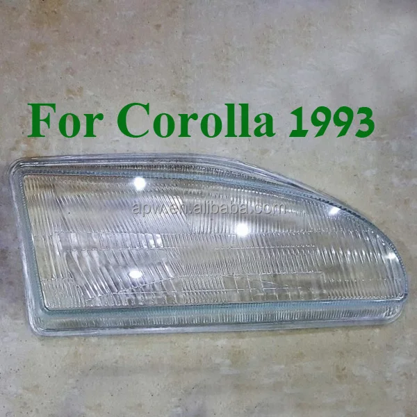 Replacement Crystal Headlight Lens For Toyota Corolla 1993