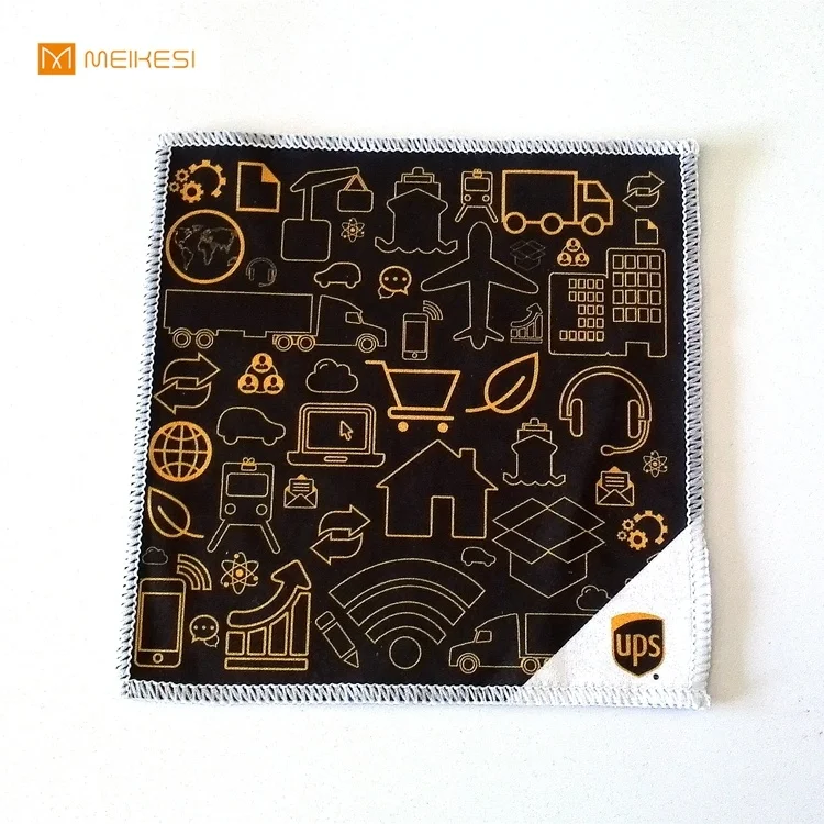 high water absorbent dual-side microfiber computer screen save cleaning cloth