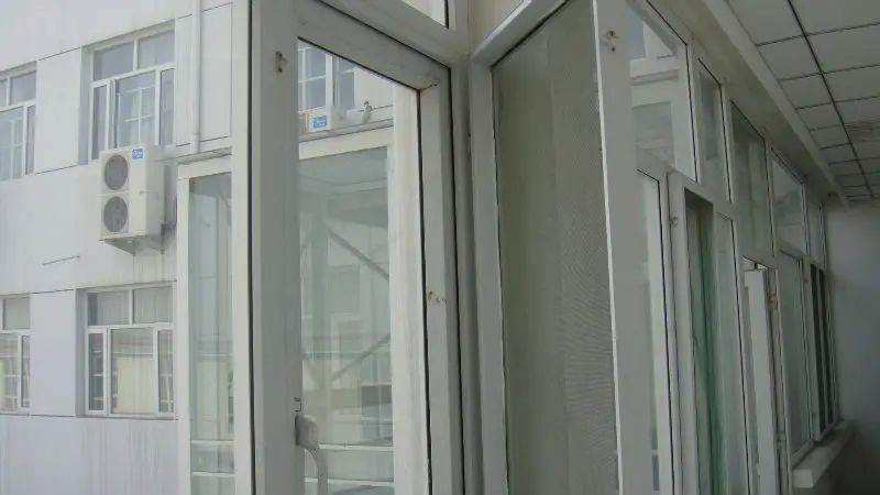 Uv-protect Frame Round Soundproof Door Half Double Glazed Upvc Window Profile Anti-aging Rigid Anti-uv White Color