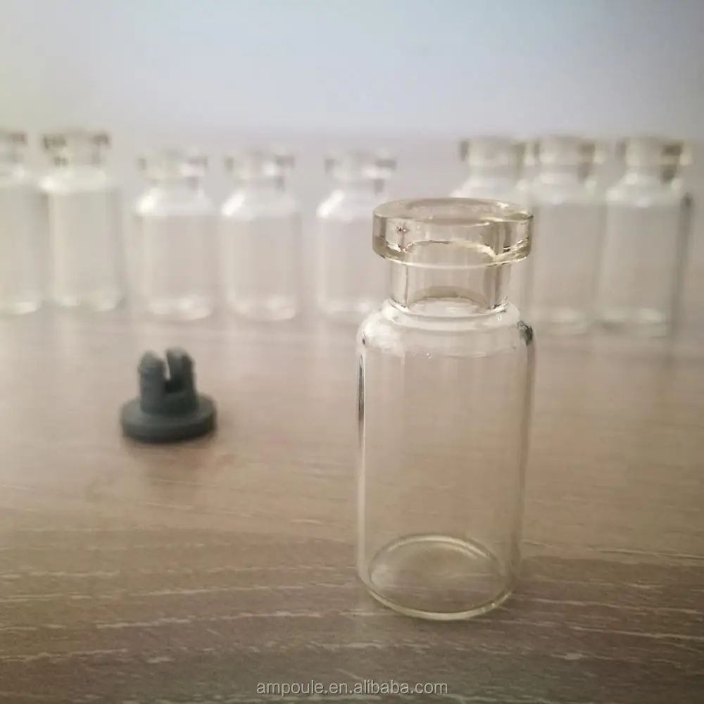 Clear  Pharmaceutical  Glass Vials 1-30ml