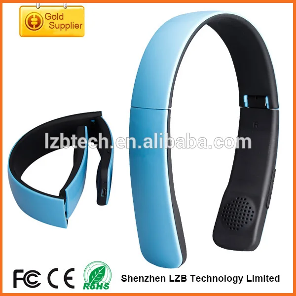 новая мода складная bluetooth гарнитуры, беспроводной складная bluetooth наушники, портативный спорта bluetooth наушники