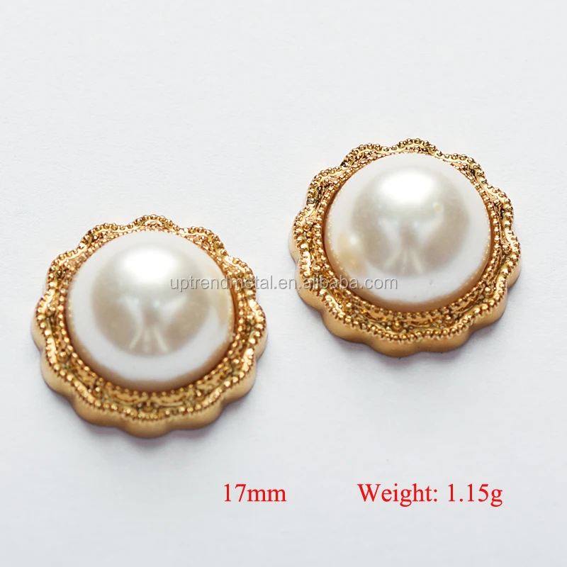 
Fashion Plastic Pearl Rivet Button Decoration For Shoes/Bag 