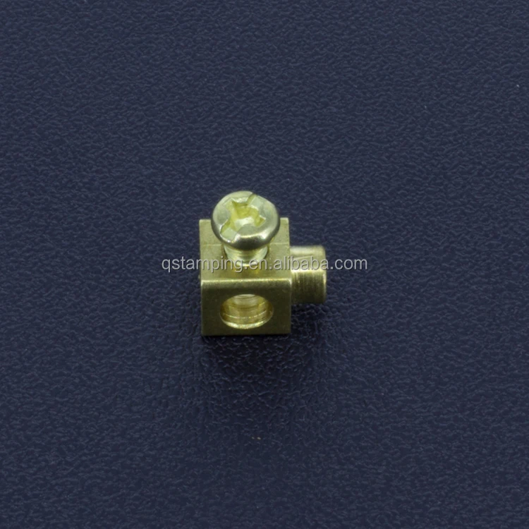 Square terminal block ,Screw brass wire terminal block,customized  terminal