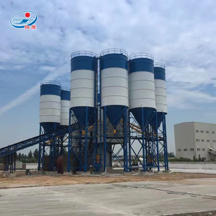 Large hzs120 sicoma simen beton concrete batching plant