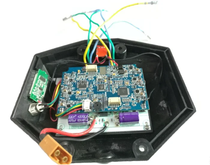 1200W dual drive MP72mm hub motor system for electric skateboard