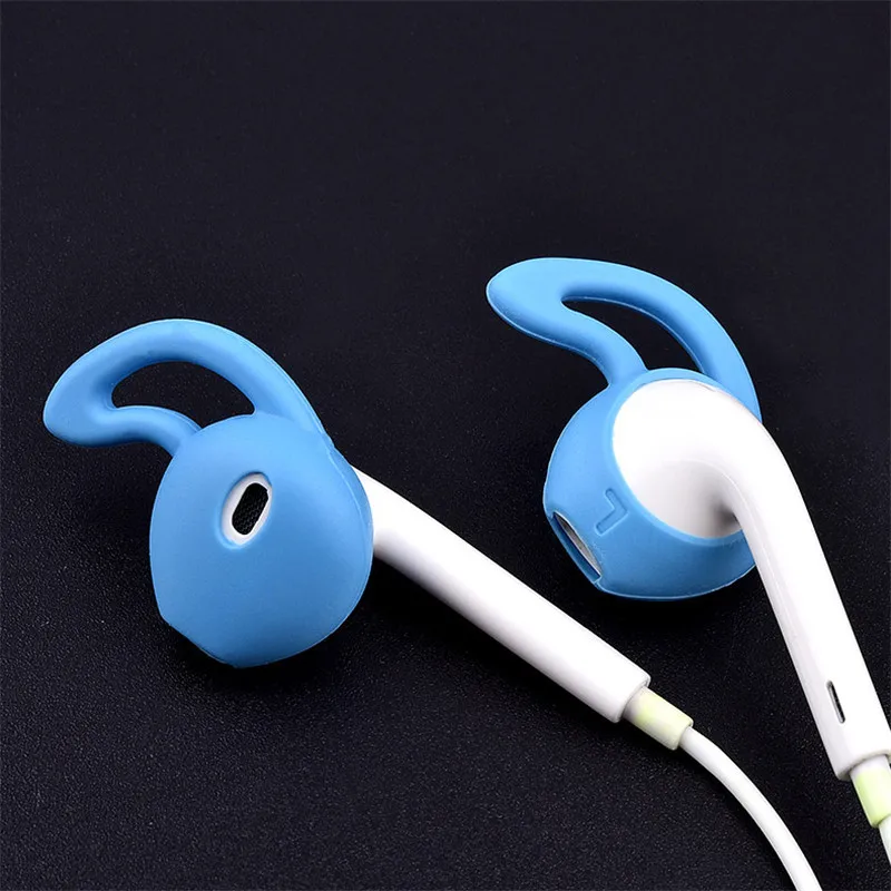 
For iPhone 6S/5S iPhone 7 Earpods Headphone Earbuds Hook Ear Gel Tips Silicone Earphone Replacement Buds 