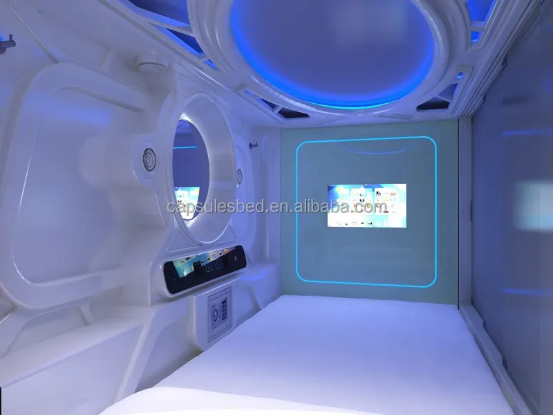Japanese luxury electric capsule hotel bed, sleep box, sleep pod