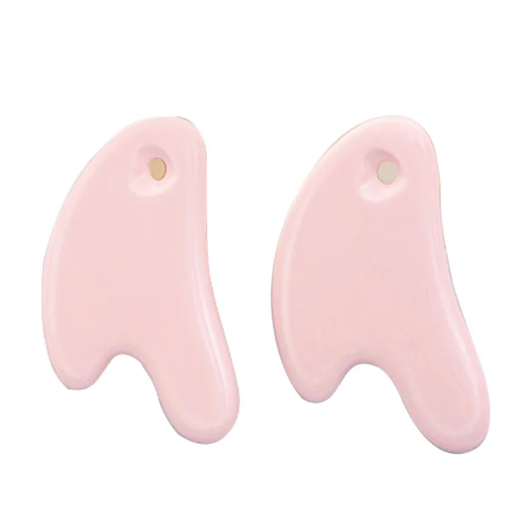 Ceramic Facial Gua Sha Board Ceramic Facial Massage Tool Body Skincare Gua Sha Tool for Spa Acupuncture Therapy Treatment