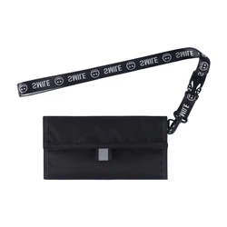 YIPINU Rfid Business Lanyard Credit Blocking Mens Wallet Card Holder passport holders