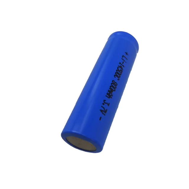 Rechargeable round 3.7v icr 14500 li-ion rechargeable battery for touch light