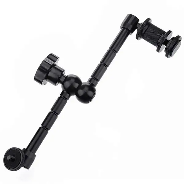 11 Inch Metal Adjustable Articulating Magic Arm Super Accessories Clamp for Flash LCD Monitor LED Video Light SLR DSLR Camera
