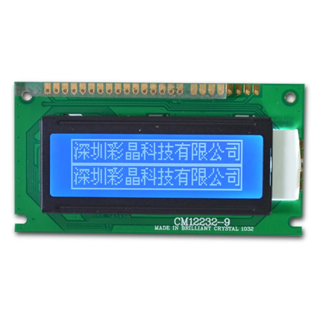Industrial grade small size 122x32 dots matrix graphic LCM lcd with splc780 controller