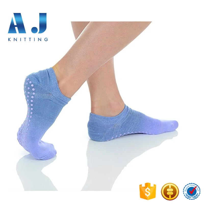 AJ18433 Custom Tie Dye Printed Amazon Aqua Cotton Sport Ankle Grip Pilates Yoga Socks Women
