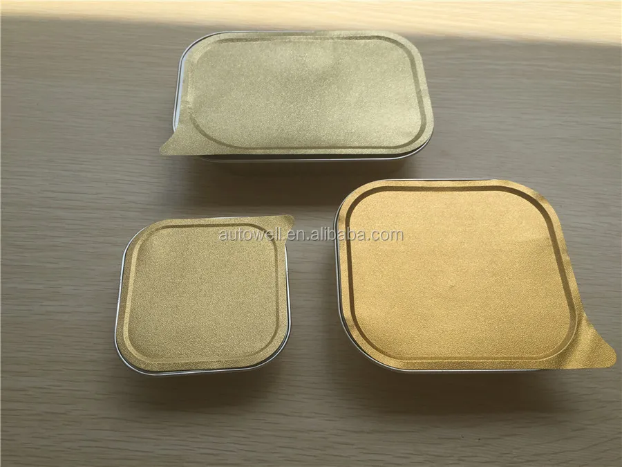 Safe healthy Insulated soup aluminum foil trays with sealing Cover