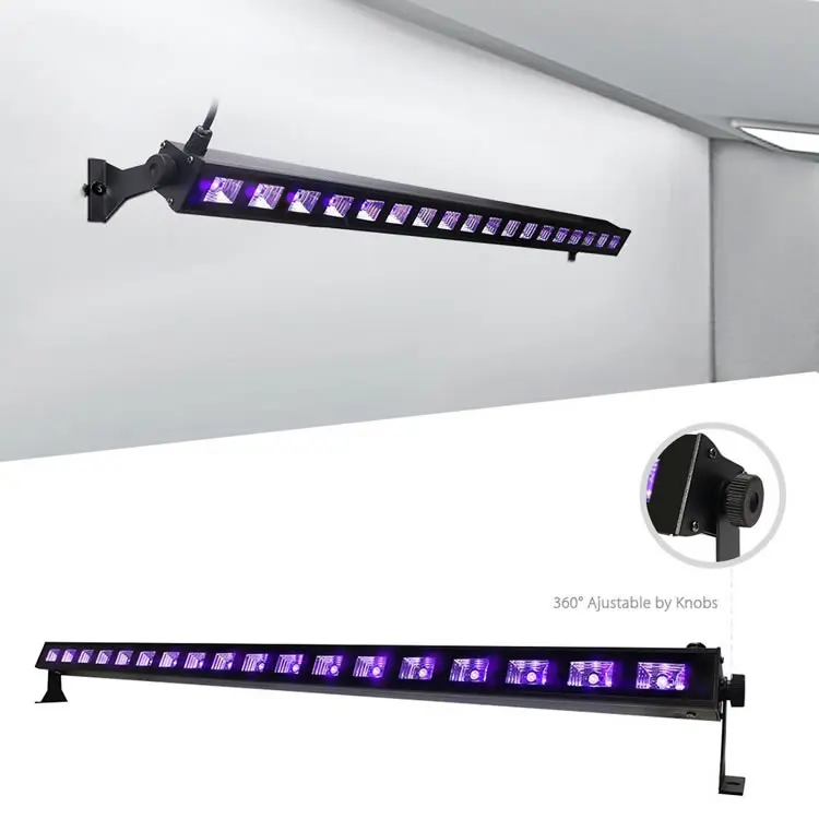 UV LED light Bar with 18x3W Black Light Using For Party Club disco DJ light