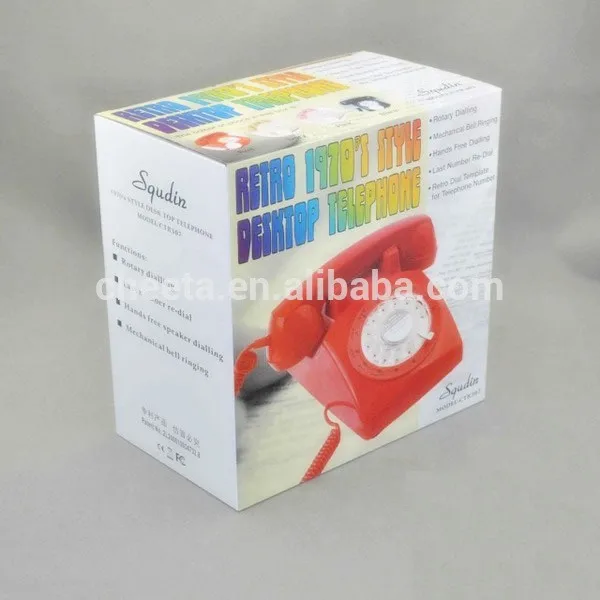 2017 wholesale decorative old dial pad antique telephones vintage phone Corded Telephones